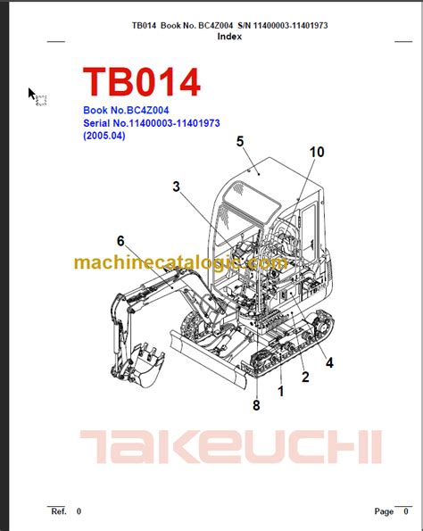 Takeuchi Parts Online Catalog 